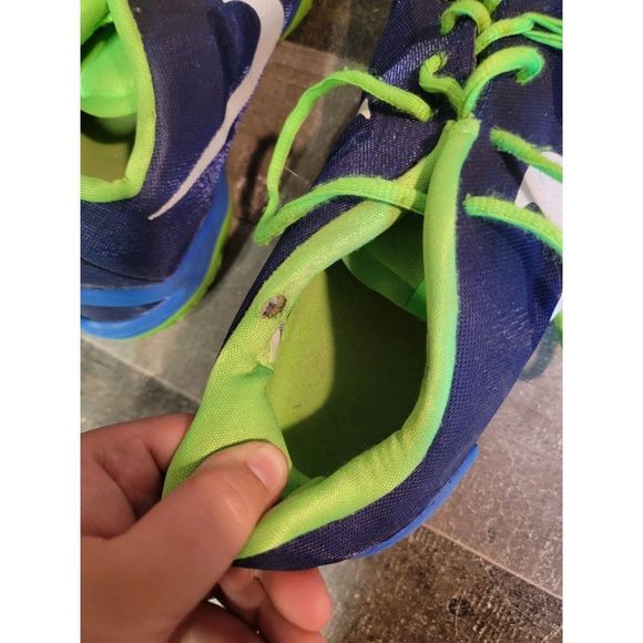 Nike Mens 12 blue green‎ athletic shoes running - Picture 3 of 8